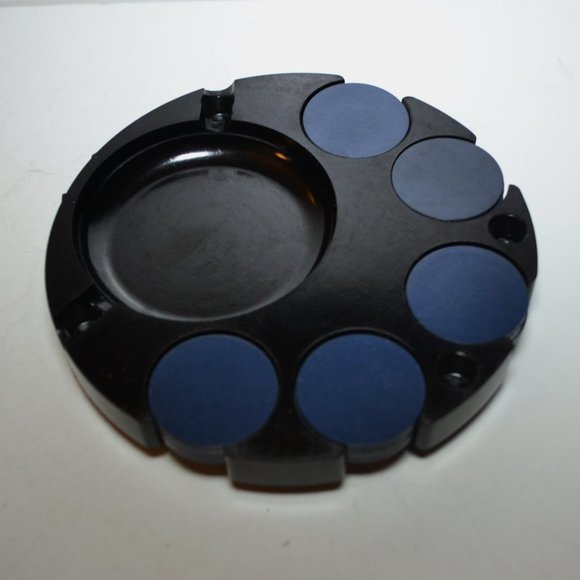 Vintage Novel Craft Company Poker Chip Rack With Ashtray 100 Chips - Picture 3 of 9